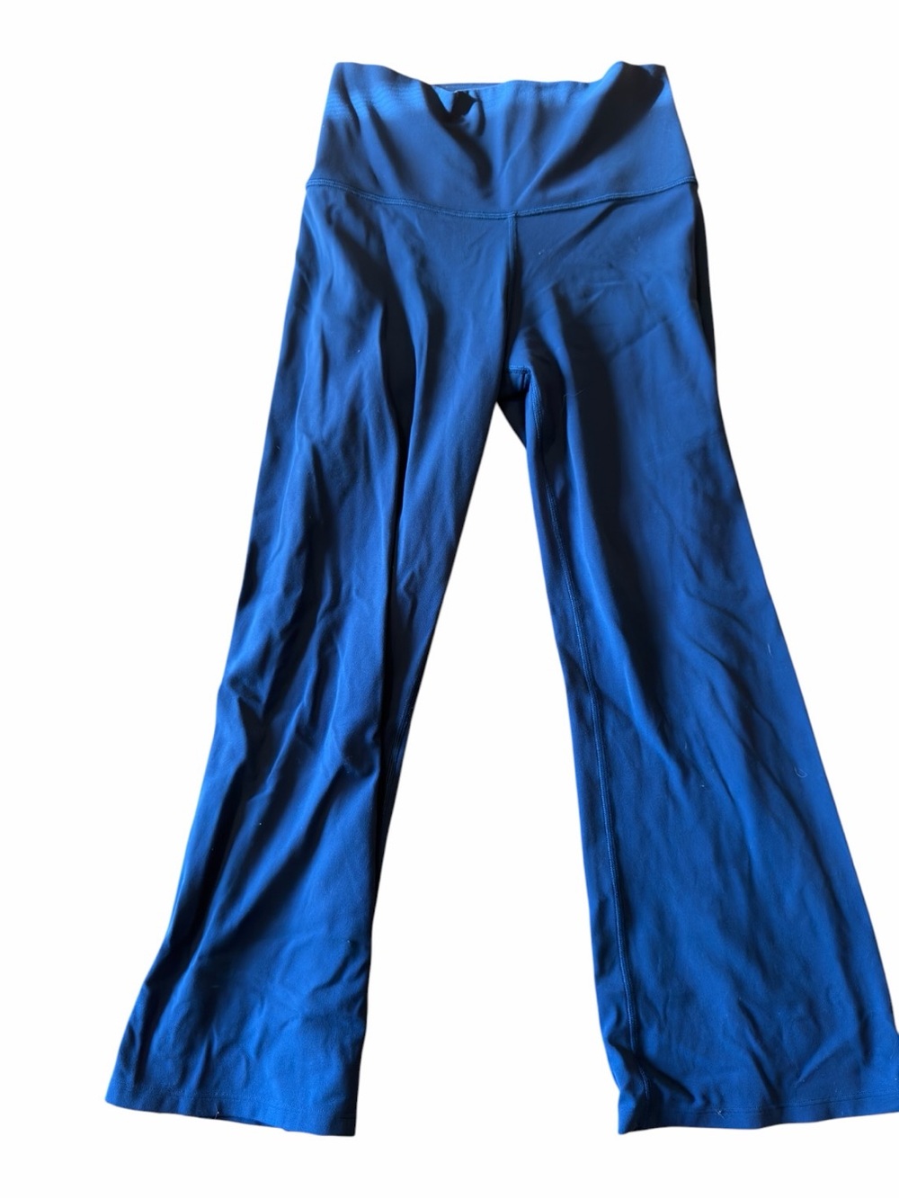 Lululemon Add Flare Crop Size 6 Nulu High Rise Flare Yoga Pants LW6BQLS Like New